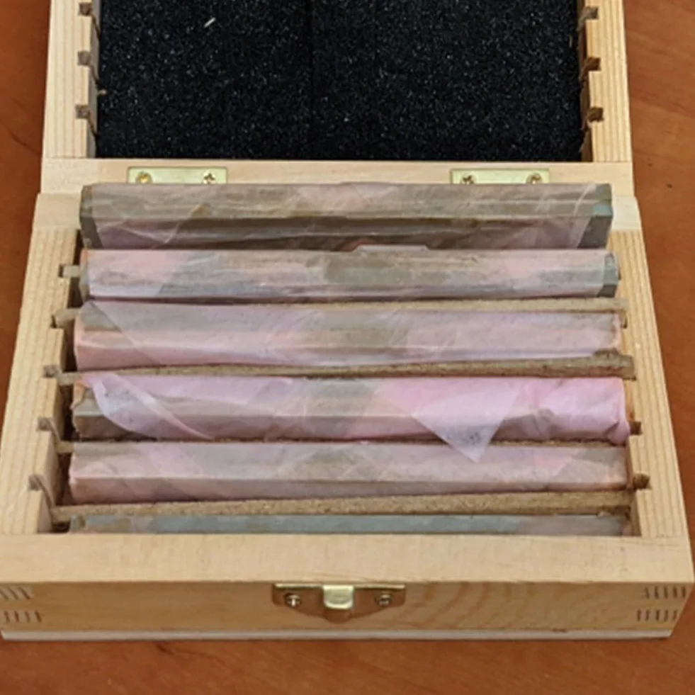 Set di 12 cuscinetti paralleli da 120 mm in lega di acciaio per morsa CNC fresatura tornio con custodia in legno