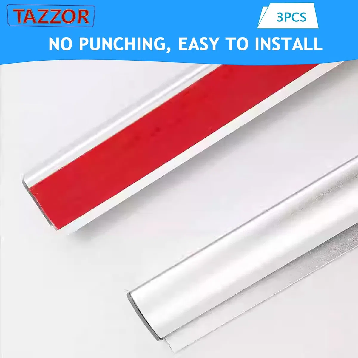 3 supporti per bonus da 40 cm, autoadesivi, per gastronomia, 2 pezzi, con punte e base in metallo, per cucina, hotel, bar, ufficio, biglietti