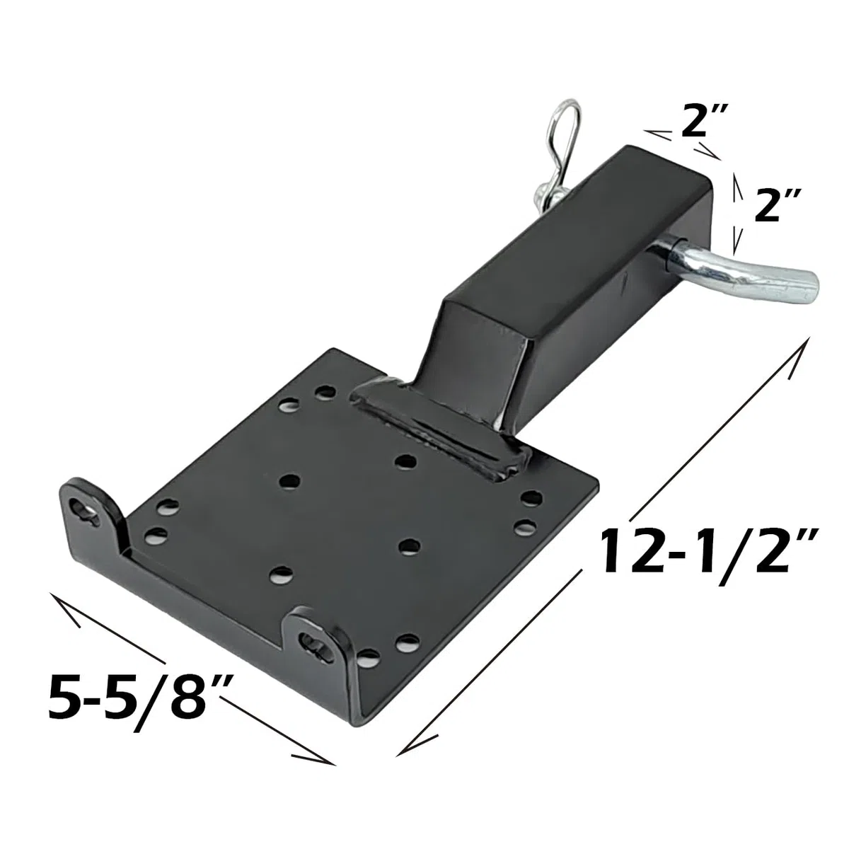 MAXXHAUL 50688 Supporto universale per argano per ATV UTV e camion con ricevitore da 2 pollici, capacità 3600 libbre