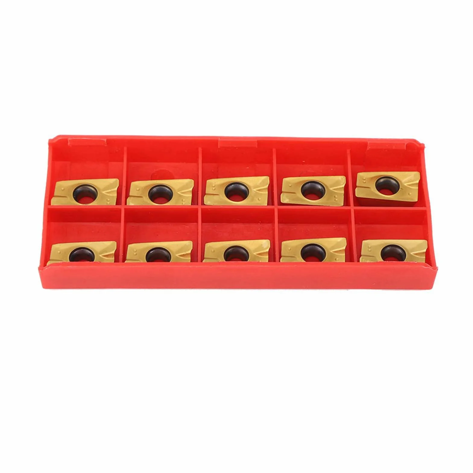 APMT1604 Inserti in Metallo Duro Cementato 10PCS per Fresatura e Tornio Acciaio Inossidabile 15-50HRC