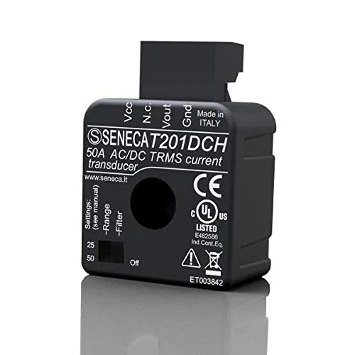 SENECA T201DCH Trasduttore di corrente AC/DC TRMS senza contatto