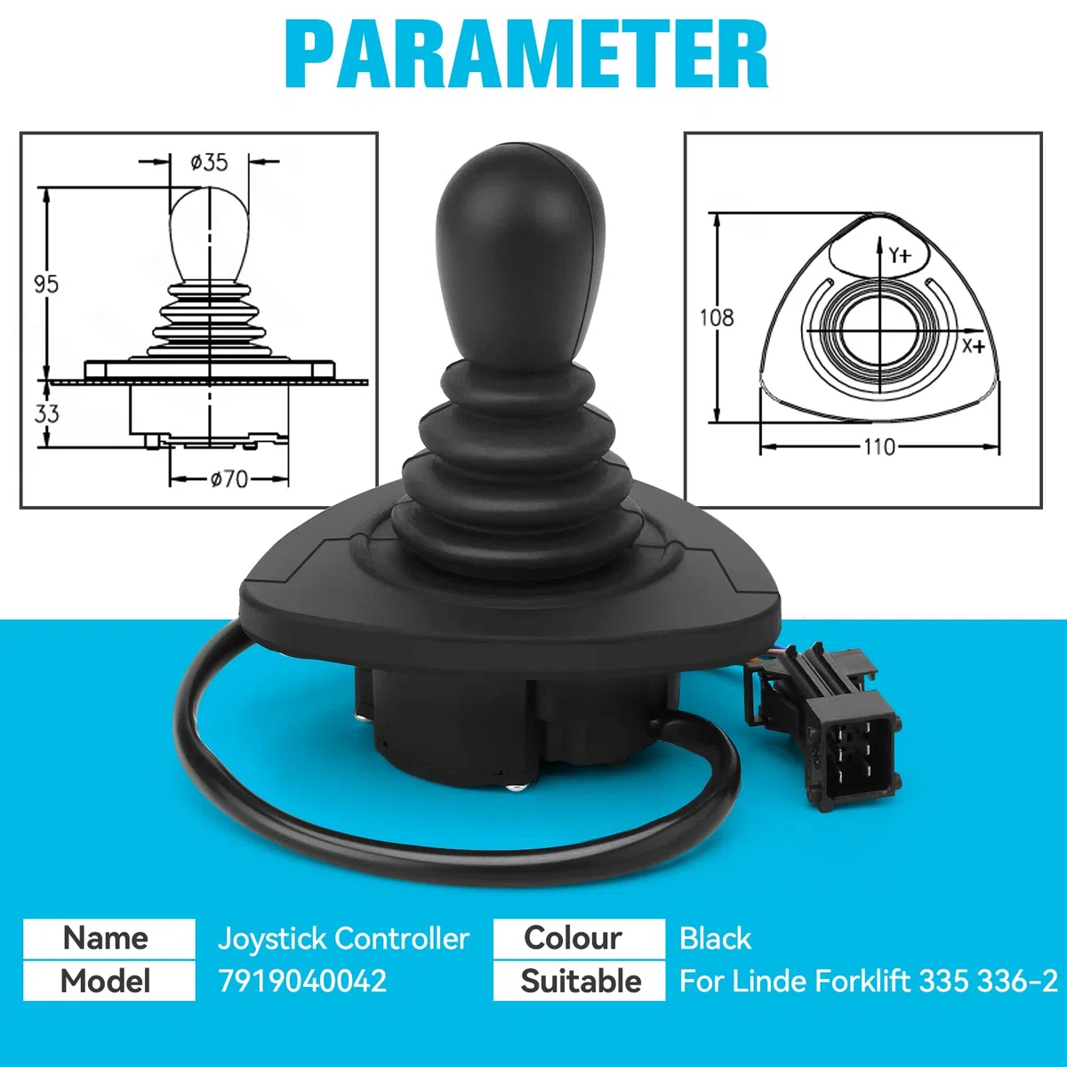 color tree Joystick Unità di Controllo 7919040042 per Carrello Elevatore Linde 335336-2