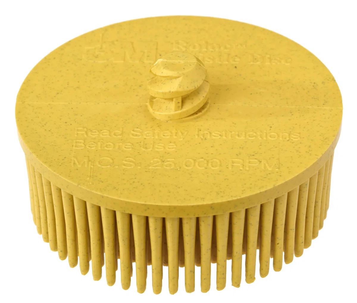 Disco Bristle Scotch-Brite Roloc RD-ZB, 50 mm x 15.8 mm, P80, giallo, 10 pezzi