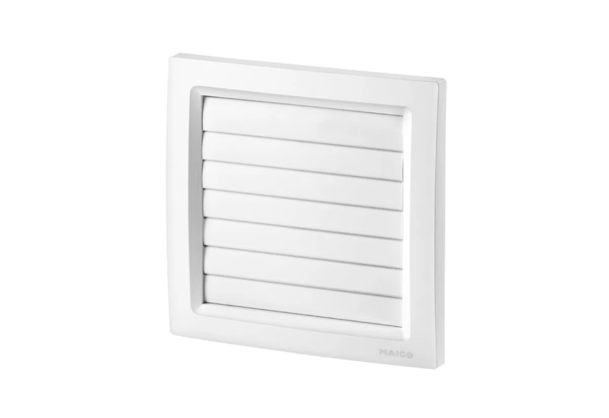 Maico Tappo AP 150/1, bianco, 33 x 47,5 cm, in acciaio inox, manico in plastica, chiusura automatica, verniciato a polvere