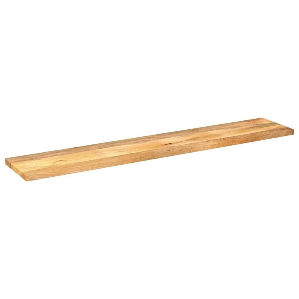 vidaXL Piano per Tavolo 140x40x2,5cm Rettangolare Legno Massello Mango