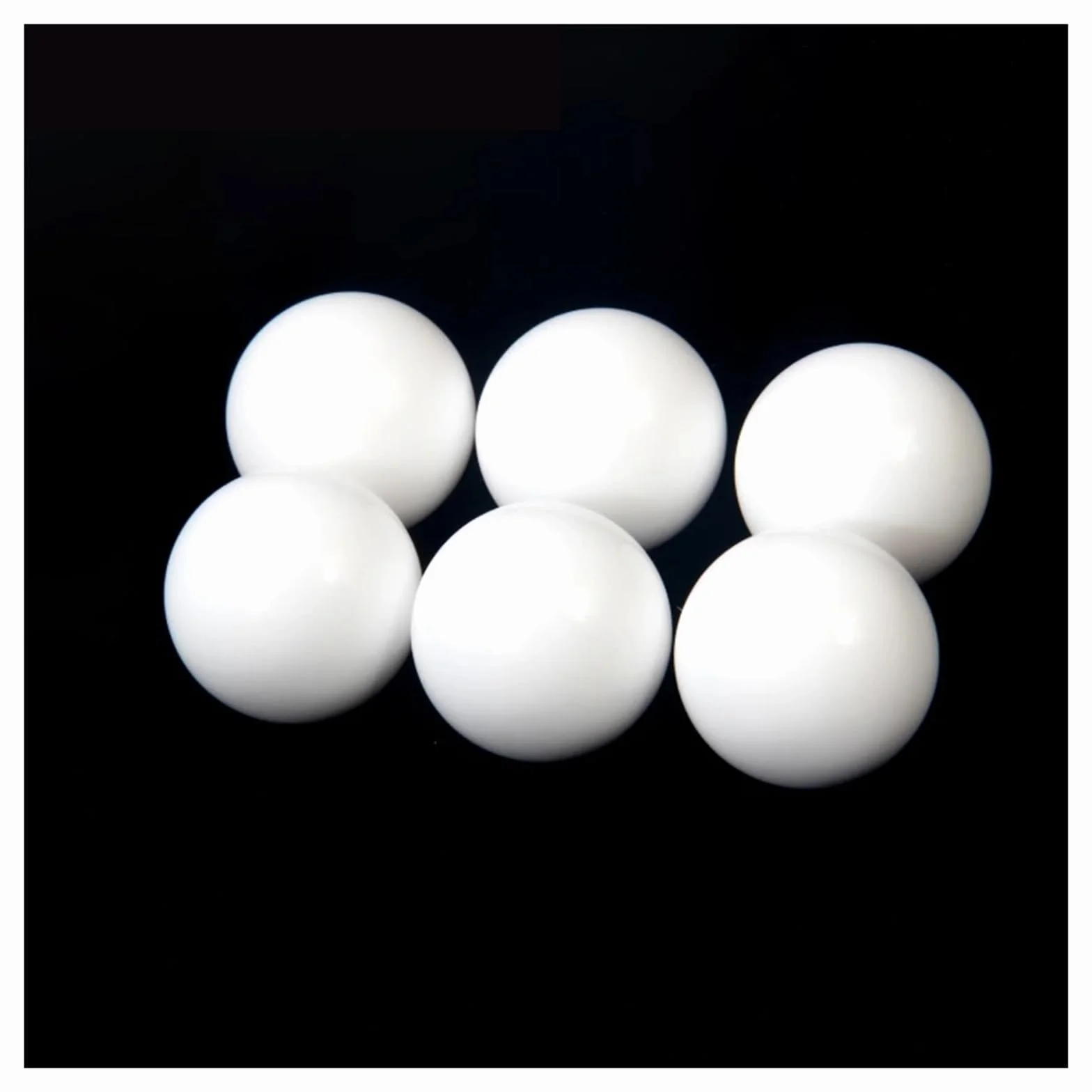 ZHGUIMING Sfere in PTFE solido F4 Sfere in plastica Sfere a membrana for pompa 3/4/5/6/6,35/7/8/9/9,5/10/12/12,7/14/15/16/18~25mm(5 PCS,25mm)