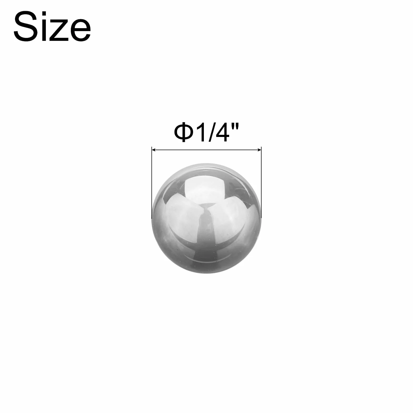 QUARKZMAN 20pz Tungsteno Acciaio Cuscinetti Sferici 1/4" Tungsteno Carbide Precisione Sfera G5 Grado